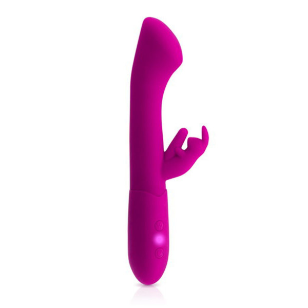 Vibromasseur rabbit Bella rose USB large tête point G 10 programmes 